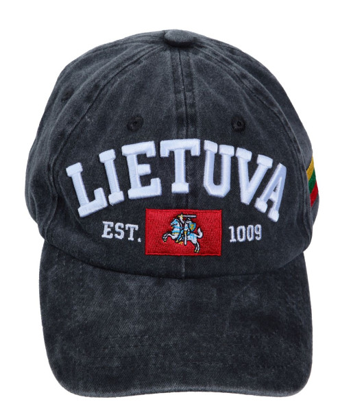 Juoda kepurė su snapeliu Lietuva 1009